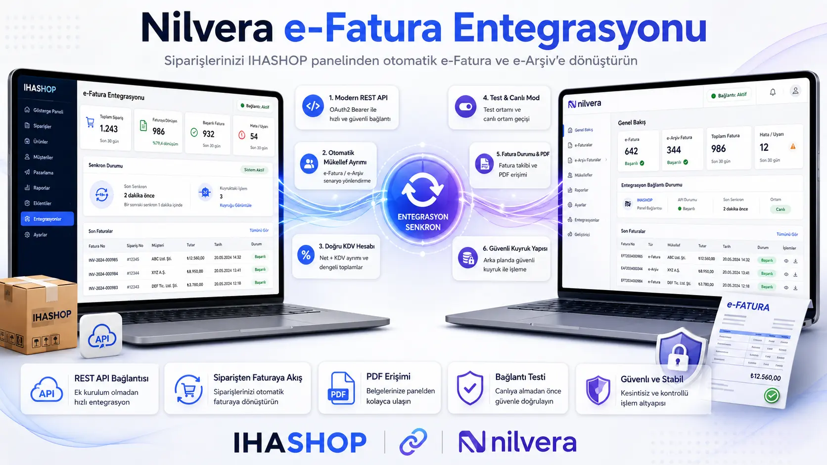 Nilvera e-Fatura & e-Arşiv Entegrasyonu