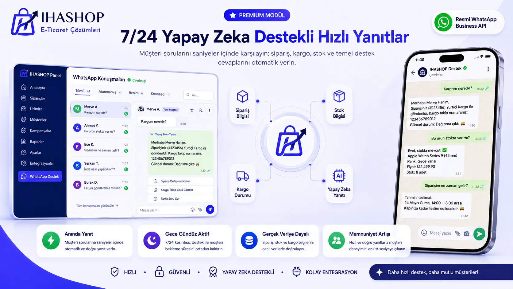 WhatsApp Destek Modülü screenshot