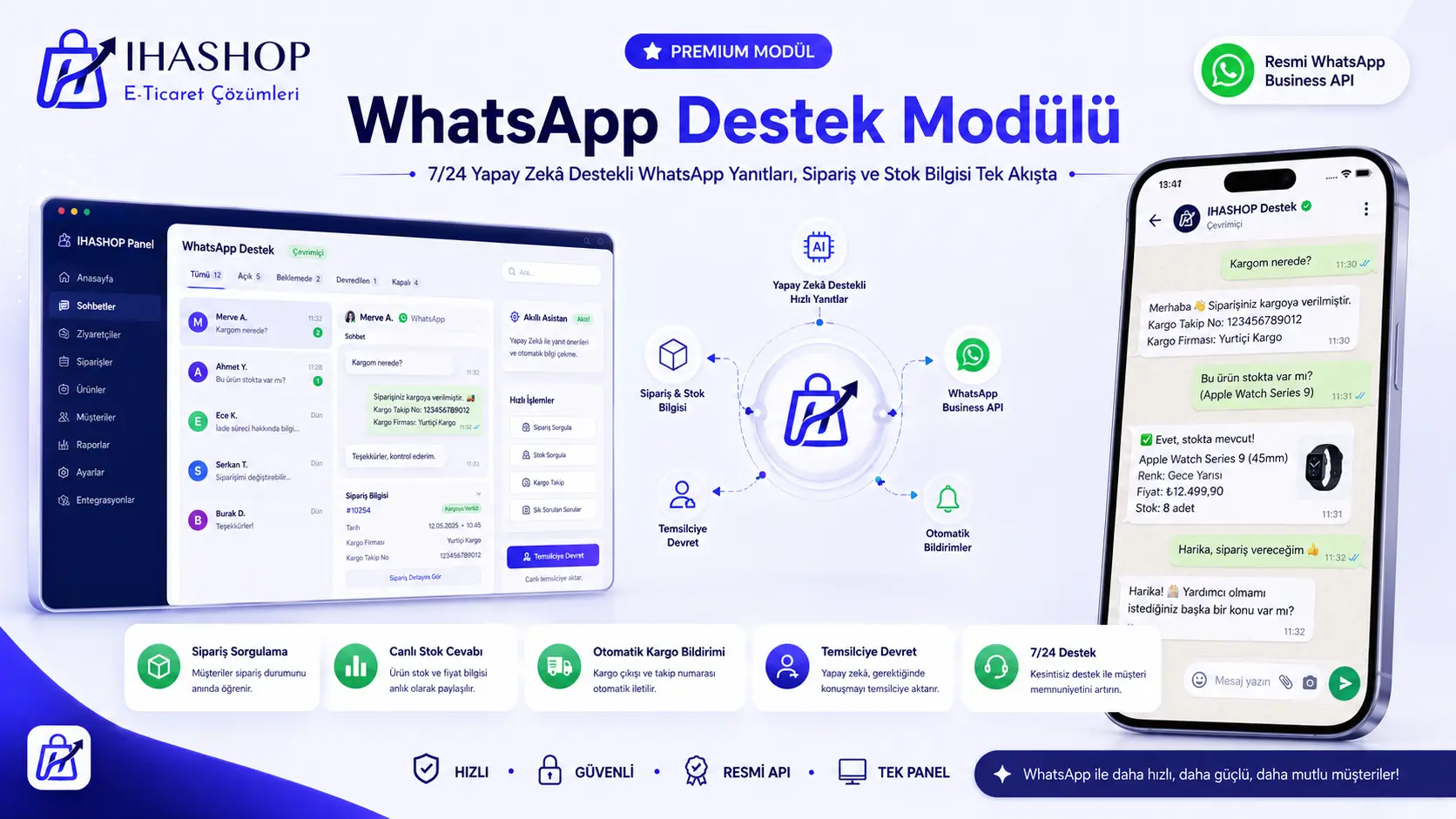 WhatsApp Destek Modülü