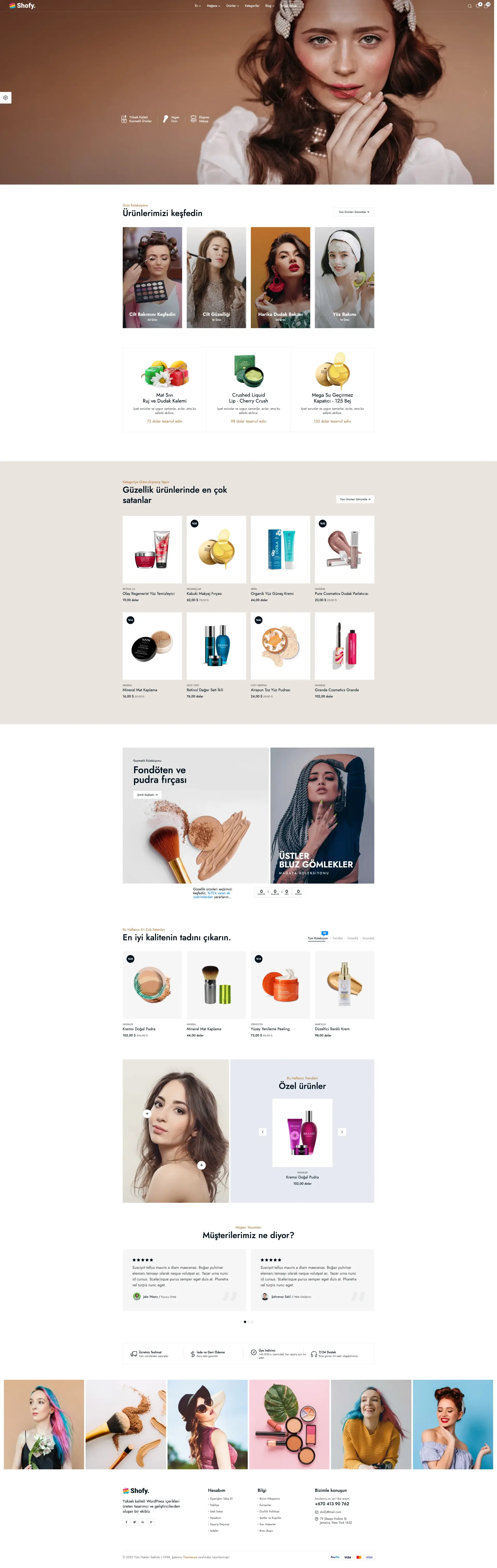 IHASHOP Beauty – Kozmetik ve Güzellik E-Ticaret Teması